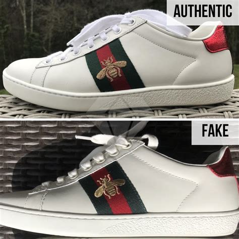 real gucci ace vs fake|gucci knockoff sneakers.